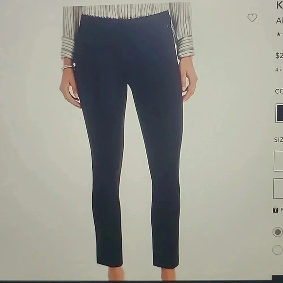 KOBI HALPERIN ALEXANDRA SLIM ANKLE PANTS SIZE 6 - Picture 1 of 5